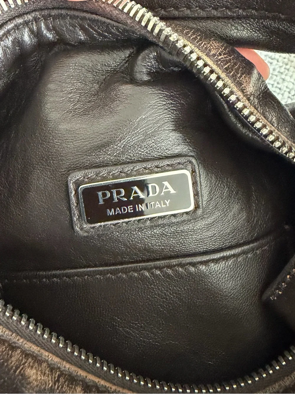 Prada Nappa Leather Shoulder Bag